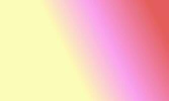 Design simple pastel yellow,red and pink gradient color illustration background photo