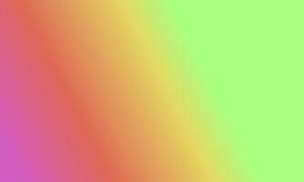 Design simple green,red,yellow and pink gradient color illustration background photo