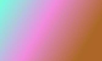 Design simple cyan,brown and pink gradient color illustration background photo