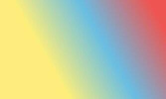 Design simple pastel yellow,blue and red gradient color illustration background photo