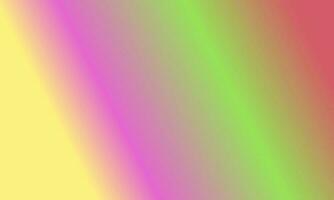 Design simple green,red,yellow and pink gradient color illustration background photo