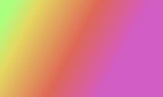Design simple green,red,yellow and pink gradient color illustration background photo
