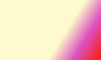 Design simple Lemonchiffon yellow,pink and red gradient color illustration background photo