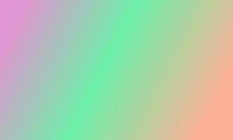 Design simple peach,green and pink gradient color illustration background photo