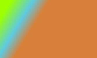Design simple highlighter green,blue and orange gradient color illustration background photo