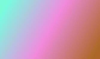 Design simple cyan,brown and pink gradient color illustration background photo