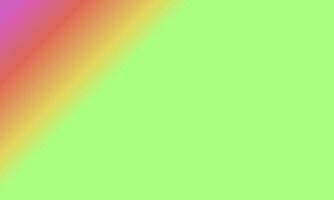 Design simple green,red,yellow and pink gradient color illustration background photo