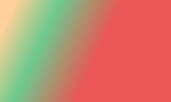 Design simple peach,green and red gradient color illustration background photo
