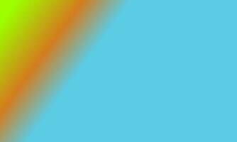 Design simple highlighter green,blue and orange gradient color illustration background photo