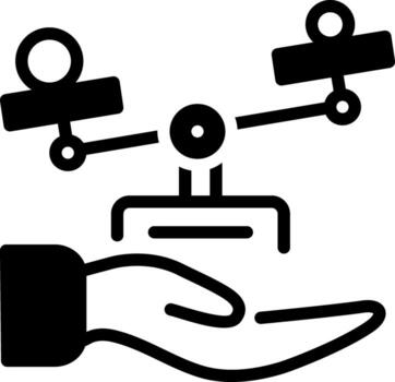 solid icon for ethic vector