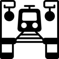 solid icon for platforms vector