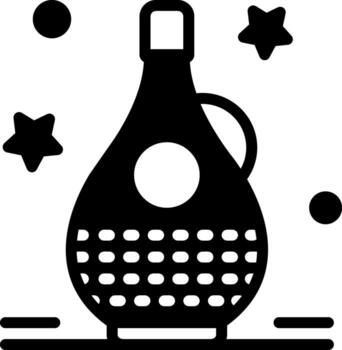 sólido icono para balsámico vector