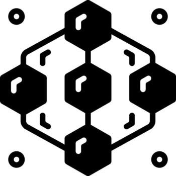 solid icon for adjacent vector