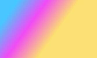 Design simple pink,blue and yellow gradient color illustration background very cool photo