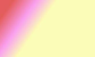 Design simple pastel yellow,red and pink gradient color illustration background photo