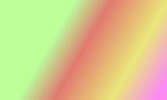 Design simple green,red,yellow and pink gradient color illustration background photo