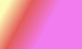 Design simple pastel yellow,red and pink gradient color illustration background photo