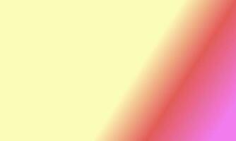 Design simple pastel yellow,red and pink gradient color illustration background photo