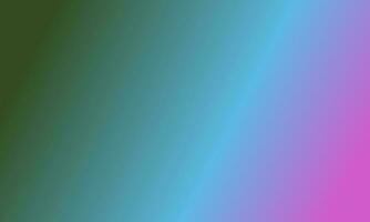 Design simple army green,cyan and pink gradient color illustration background photo
