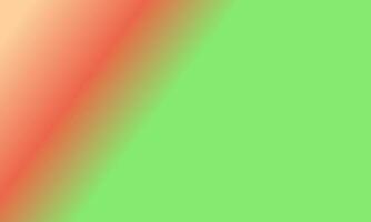 Design simple peach,green and red gradient color illustration background photo