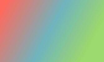 Design simple pastel red,blue and green gradient color illustration background photo