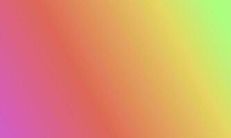 Design simple green,red,yellow and pink gradient color illustration background photo