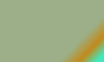 Design simple sage green,cyan and orange gradient color illustration background photo