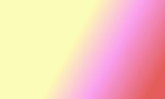 Design simple pastel yellow,red and pink gradient color illustration background photo