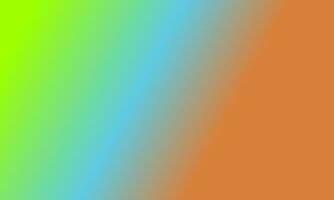 Design simple highlighter green,blue and orange gradient color illustration background photo