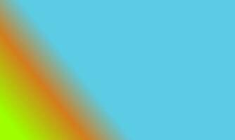 Design simple highlighter green,blue and orange gradient color illustration background photo