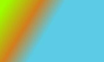 Design simple highlighter green,blue and orange gradient color illustration background photo