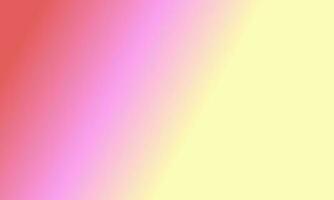 Design simple pastel yellow,red and pink gradient color illustration background photo