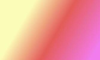 Design simple pastel yellow,red and pink gradient color illustration background photo