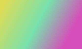 Design simple cyan,yellow and pink gradient color illustration background photo