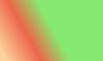 Design simple peach,green and red gradient color illustration background photo