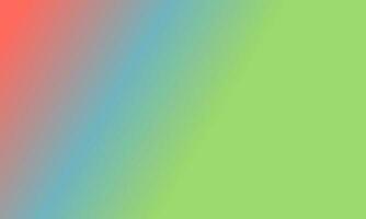 Design simple pastel red,blue and green gradient color illustration background photo