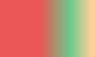 Design simple peach,green and red gradient color illustration background photo