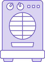 Illustration of Cooler Icon in Flat Style. vector