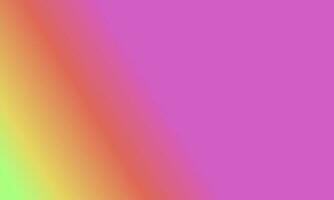 Design simple green,red,yellow and pink gradient color illustration background photo