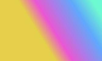 Design simple cyan,blue,yellow and pink gradient color illustration background photo