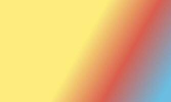 Design simple pastel yellow,blue and red gradient color illustration background photo