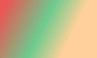 Design simple peach,green and red gradient color illustration background photo