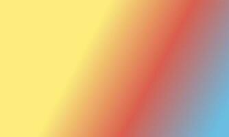 Design simple pastel yellow,blue and red gradient color illustration background photo