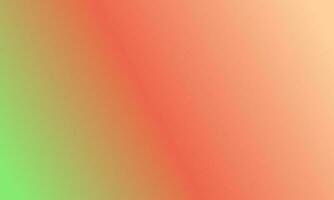 Design simple peach,green and red gradient color illustration background photo