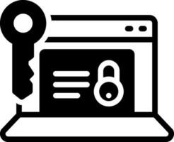 solid icon for access vector