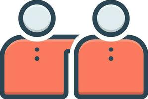 color icon for practicality vector
