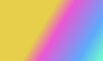 Design simple cyan,blue,yellow and pink gradient color illustration background photo