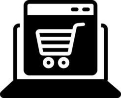 solid icon for ecommerce vector