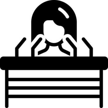 solid icon for speech vector