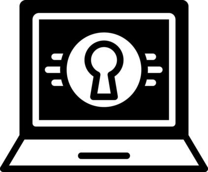 solid icon for private vector